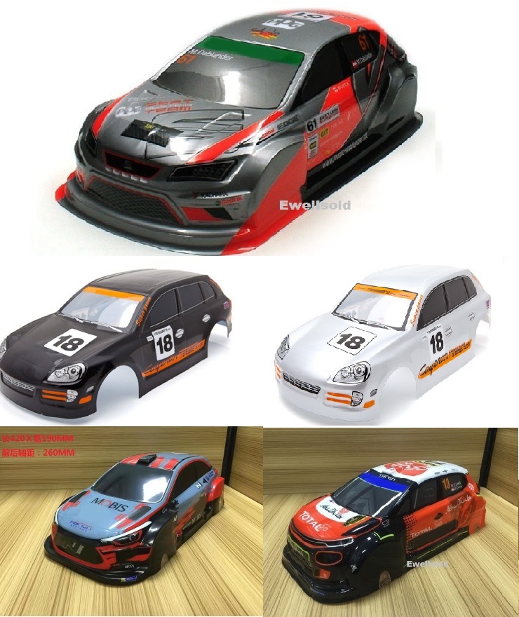 Rc Drift Car Body Shell Painted - 9 estilos de PVC SUV pintado