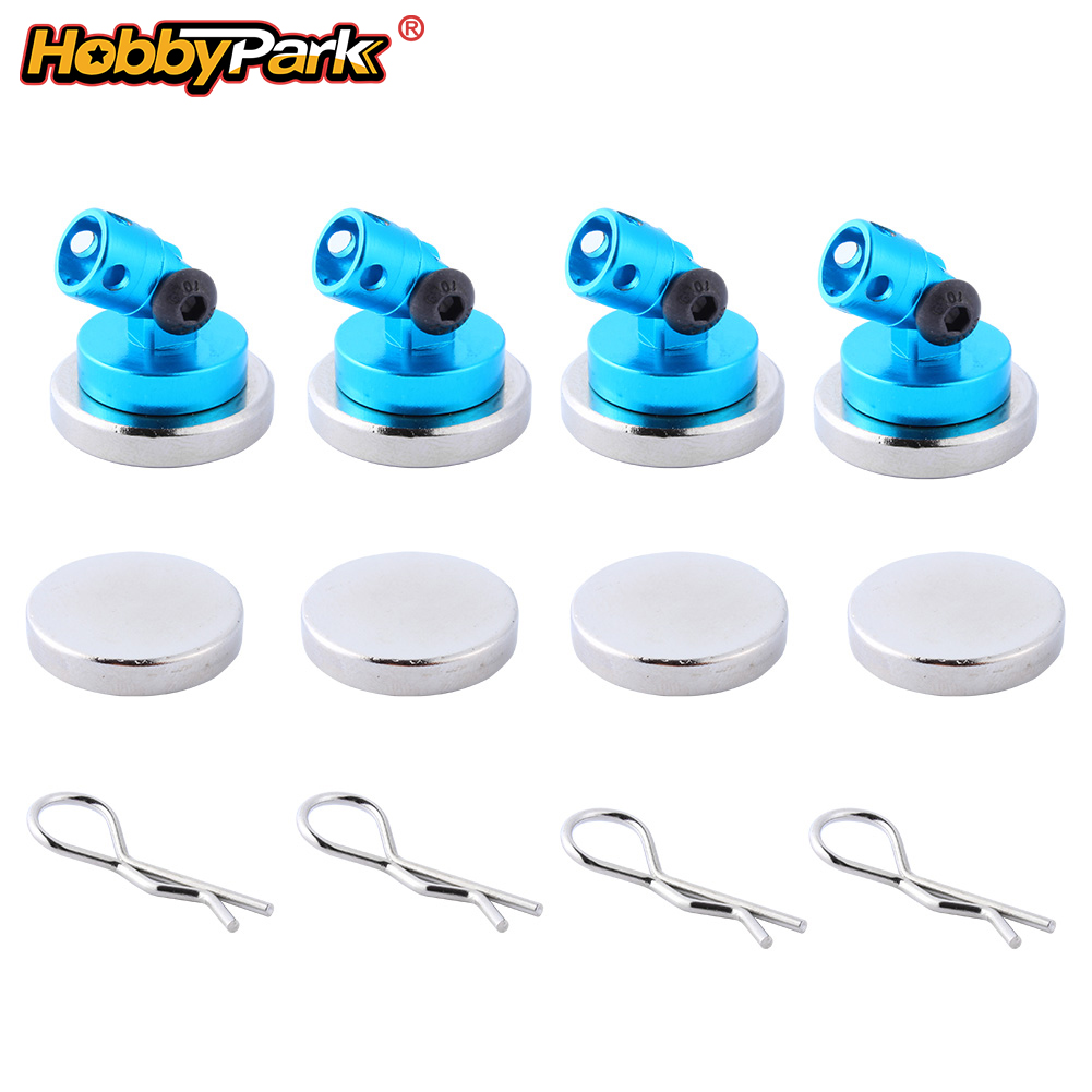 Rc Magnetic Invisible Body Post Mounts - Clips de fixação magnéticos e discretos
