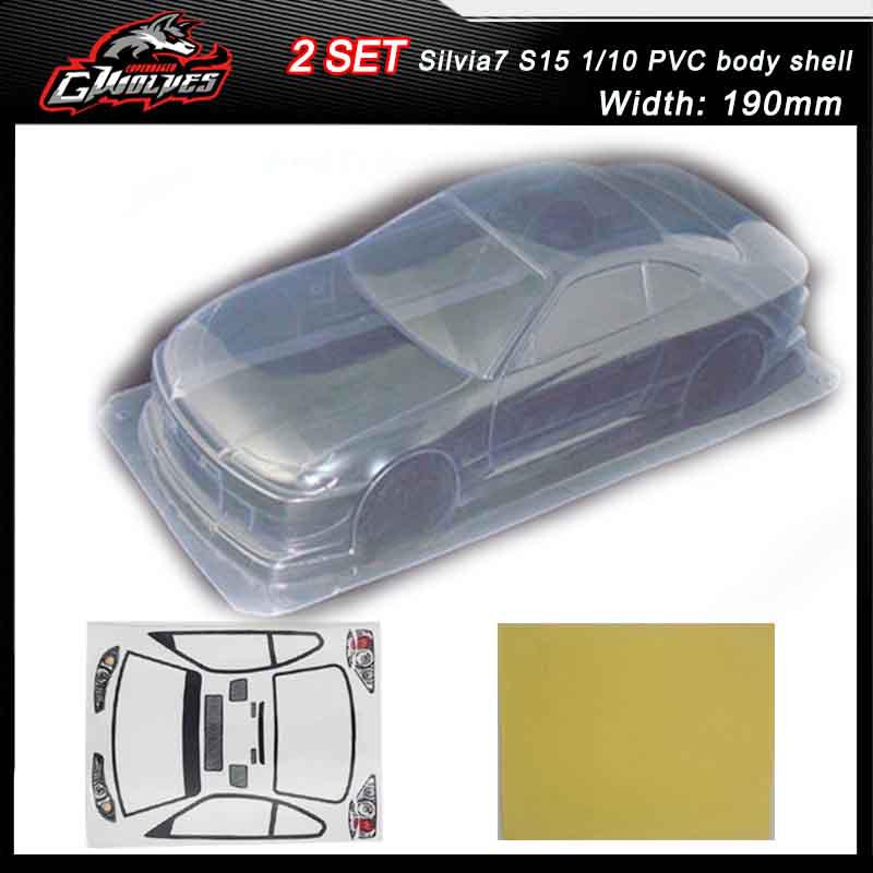 Rc Drift Car Body Shell Painted - Silvia7 PVC Transparente No-Pintado Deriva Body