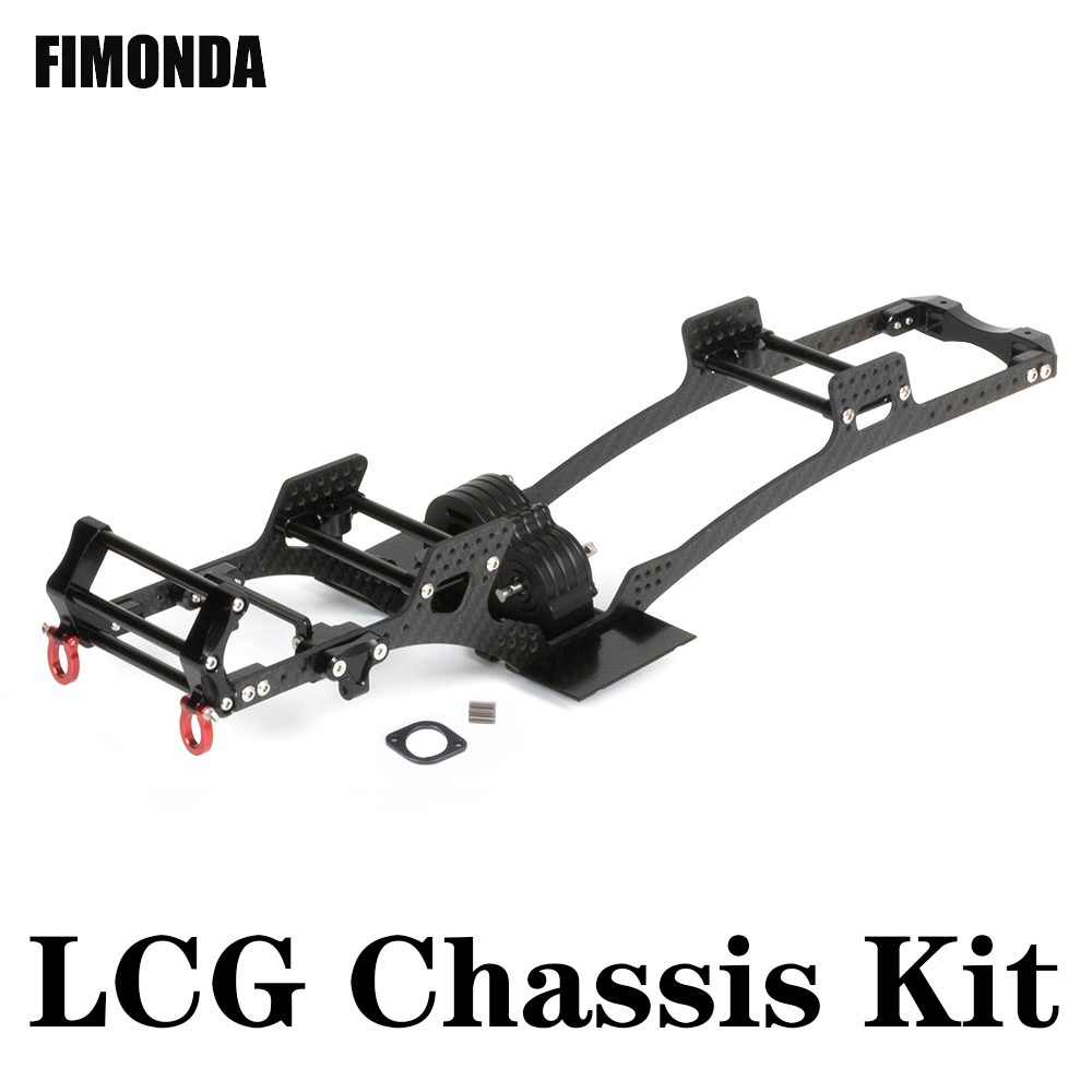 Rc Drift Chassis Carbon Fiber - Kit de chassi lcg de fibra