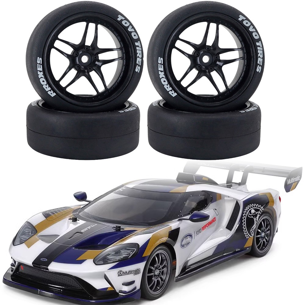 Rc Drift Car Hard Plastic Tires 1/10 - Duro Deriva Pneu para RC Car