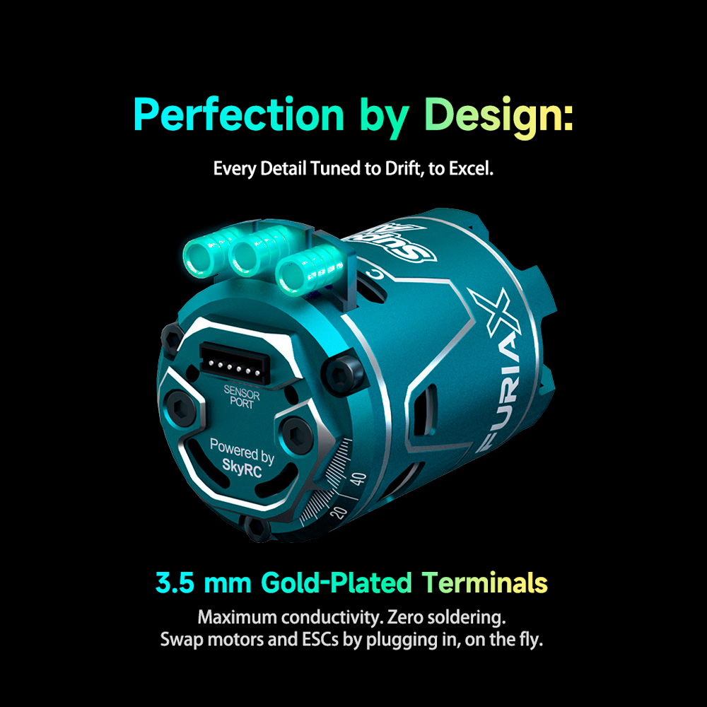 Motor Brushless SKYRC FuriaX S - Brushless Motor Sensored 10.5T 13.5T avaliação e preço
