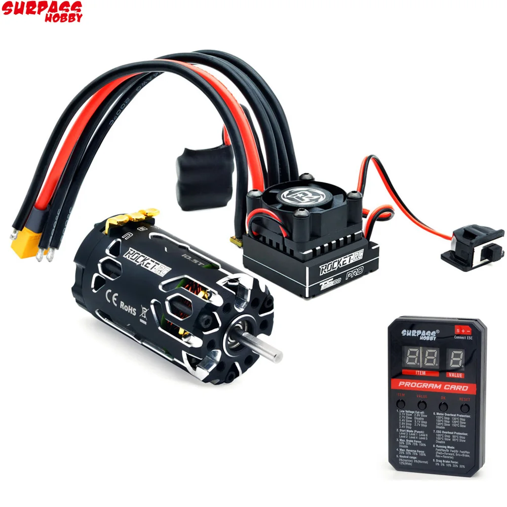 Motor Brushless Sensorizado Sk - Brushless Motor Sensored 10.5T 13.5T avaliação e preço