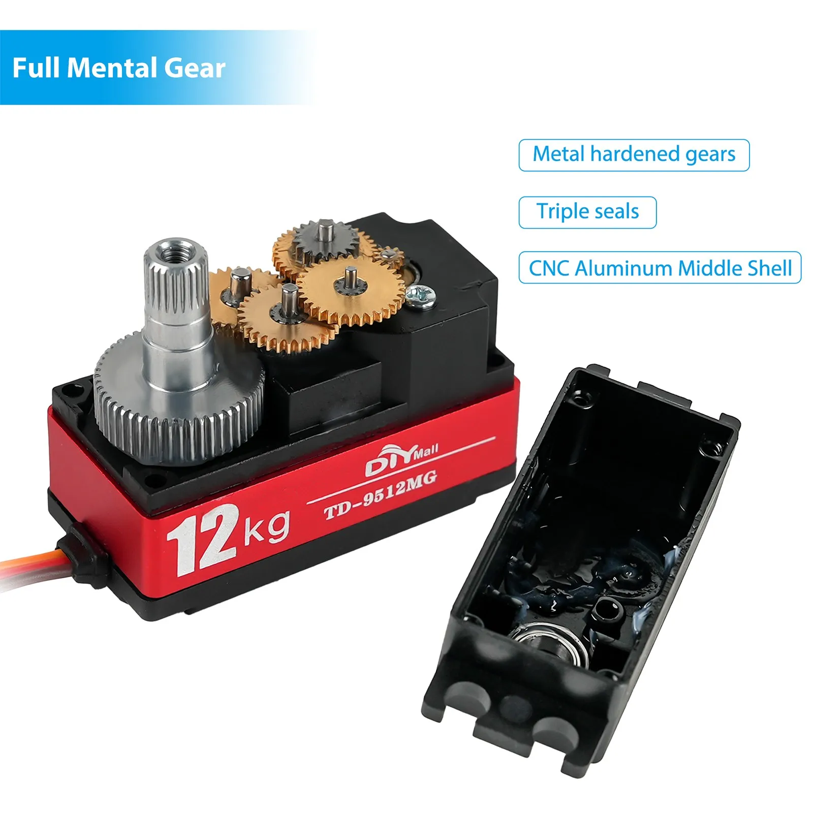 Cirkit4PCS 12KG Servo Digital  - Servo Digital High Speed Low Profile avaliação e preço