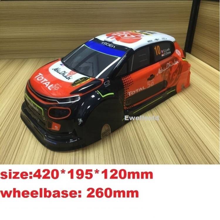 YUKALA 1/10 peças do carro rc  - Rc Drift Car Body Shell Painted avaliação e preço