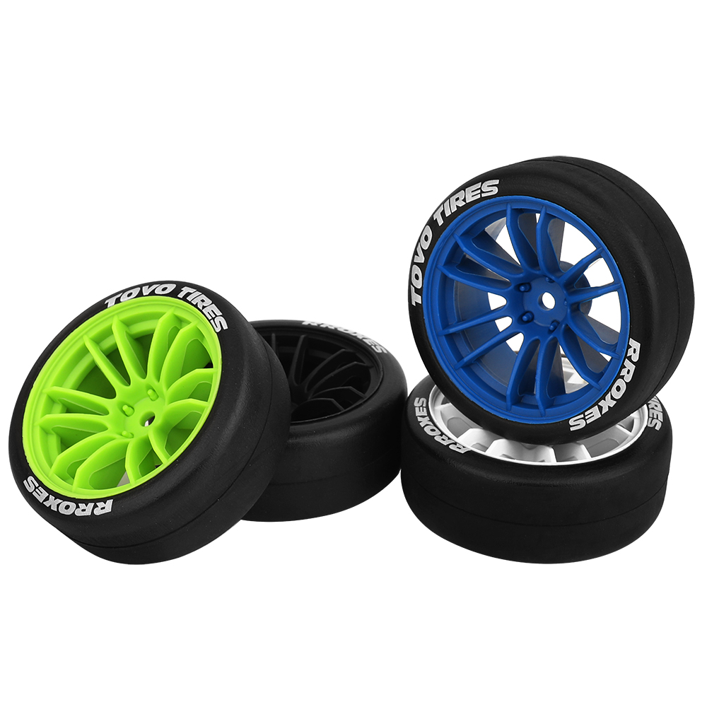 4 Pneus de Drift Rígidos de 65 - Rc Drift Car Hard Plastic Tires 1/10 avaliação e preço
