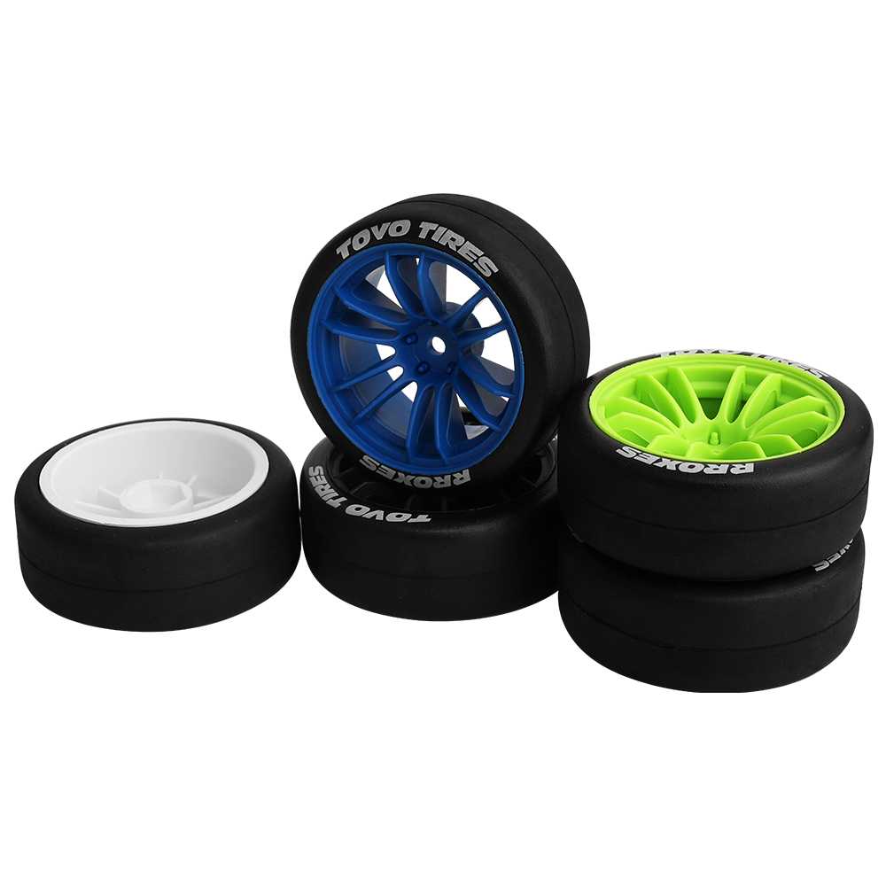 4 Pneus de Drift Rígidos de 65 - Rc Drift Car Hard Plastic Tires 1/10 avaliação e preço