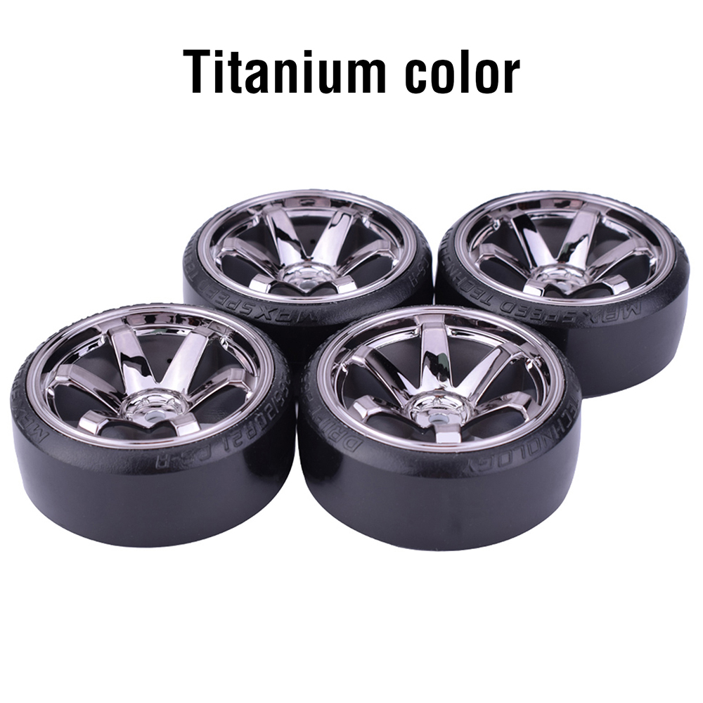 4 PCS Padrão Duro Pneus Drift  - Rc Drift Car Hard Plastic Tires 1/10 avaliação e preço