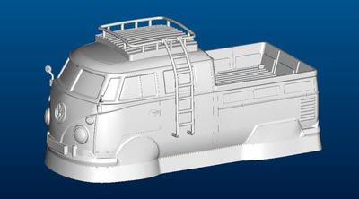 1/10 t1 van bus captador rc pc - Rc Drift Car Body Shell Painted avaliação e preço