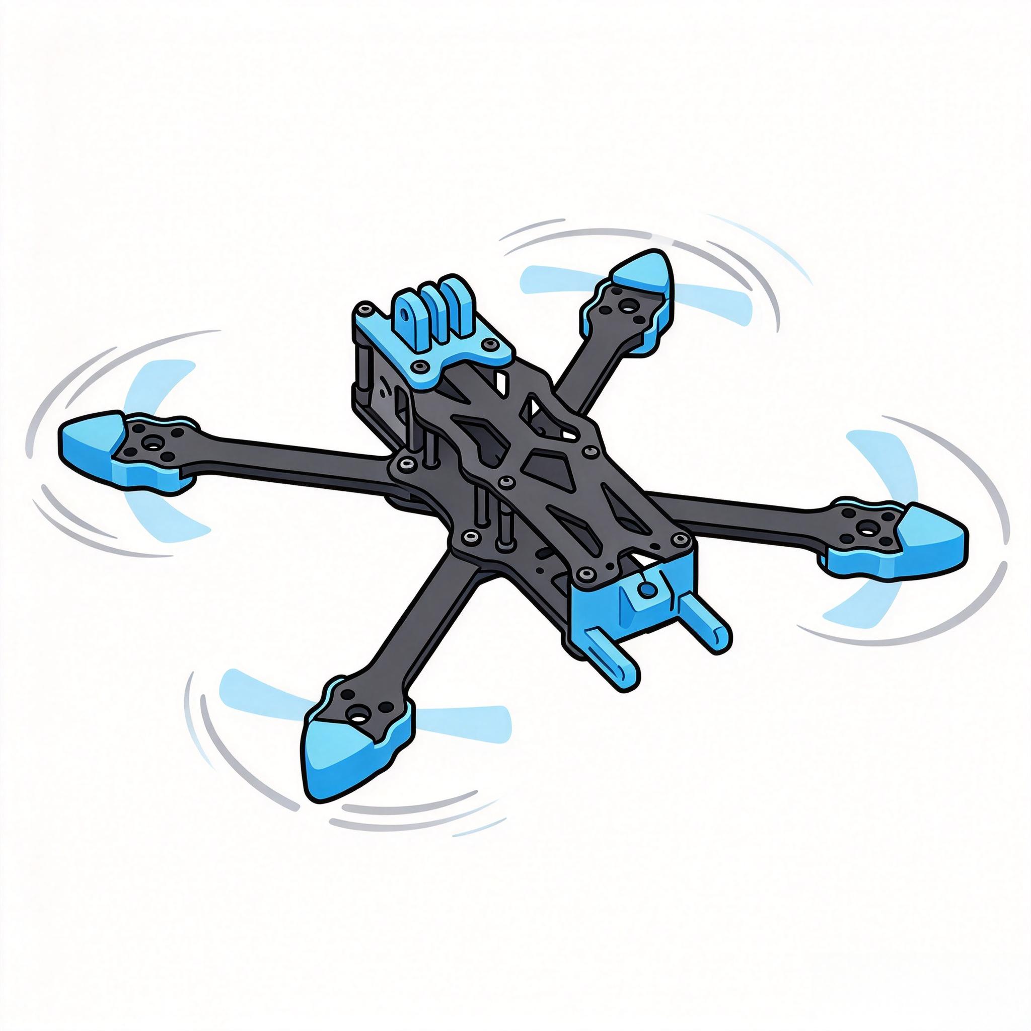 Kit de estrutura para drone FP - Rc Drift Chassis Carbon Fiber avaliação e preço