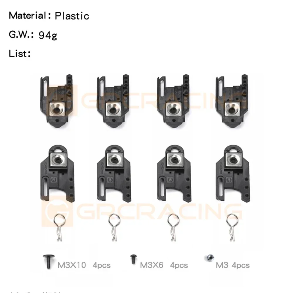 Coluna magnética invisível par - Rc Magnetic Invisible Body Post Mounts avaliação e preço