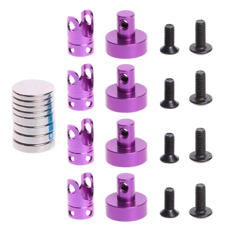 4 pçs magnético stealth invisí - Rc Magnetic Invisible Body Post Mounts avaliação e preço