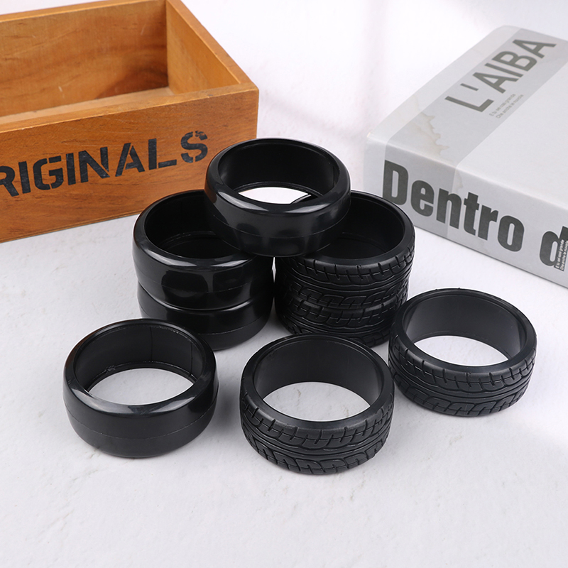 4 Pneus de Plástico Rígido com - Rc Drift Car Hard Plastic Tires 1/10 avaliação e preço