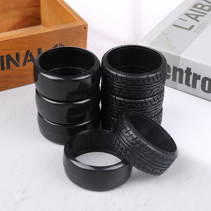 4 Pneus de Plástico Rígido com - Rc Drift Car Hard Plastic Tires 1/10 avaliação e preço