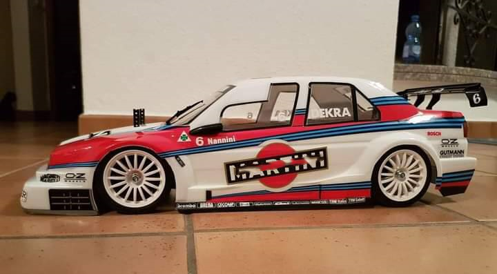 1/10 Romeo 155 V6 TI RC PC cor - Rc Drift Car Body Shell Painted avaliação e preço
