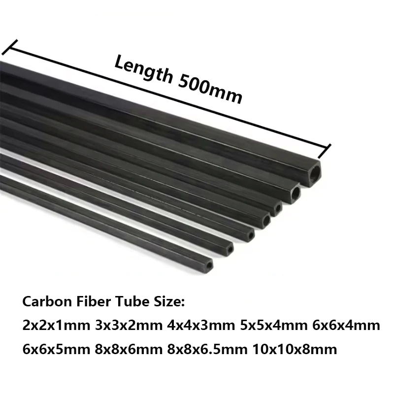 1-6 Peças Tubo Quadrado de Fib - Rc Drift Chassis Carbon Fiber avaliação e preço