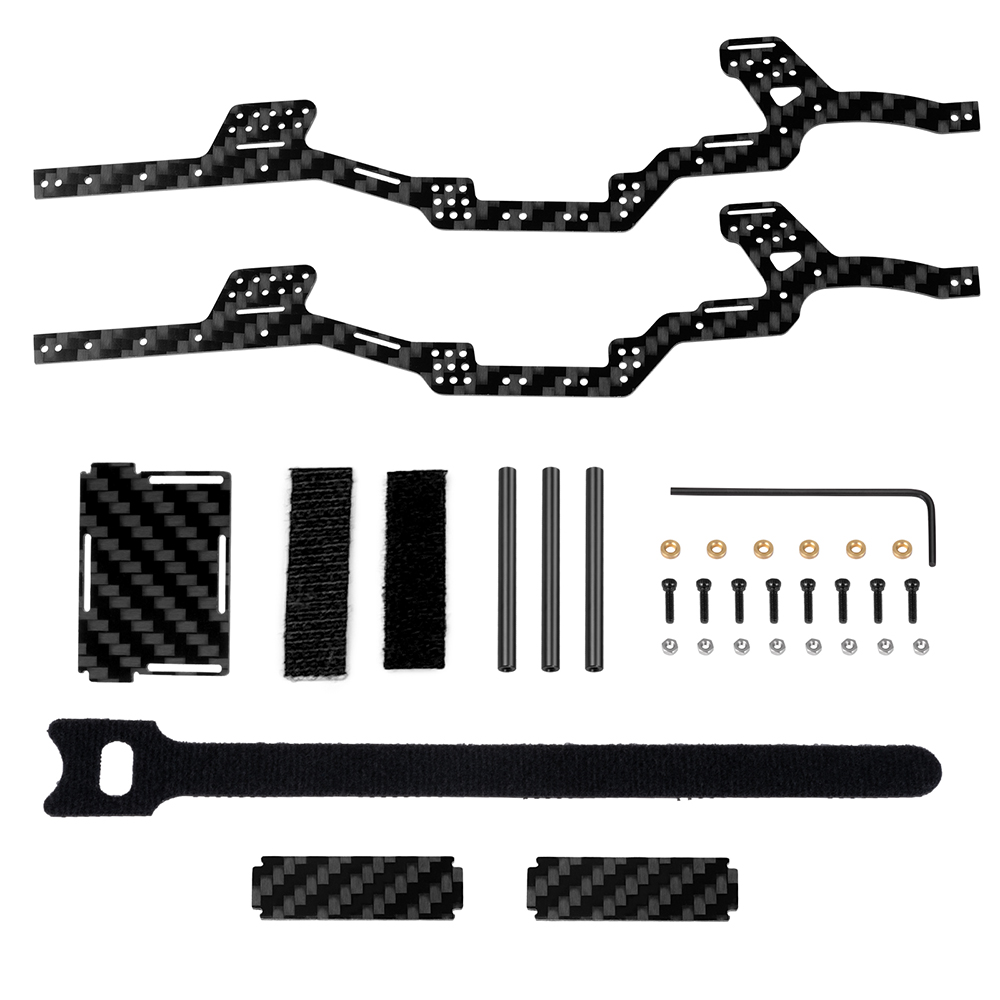 Yeahrun lcg kit de chassi de f - Rc Drift Chassis Carbon Fiber avaliação e preço