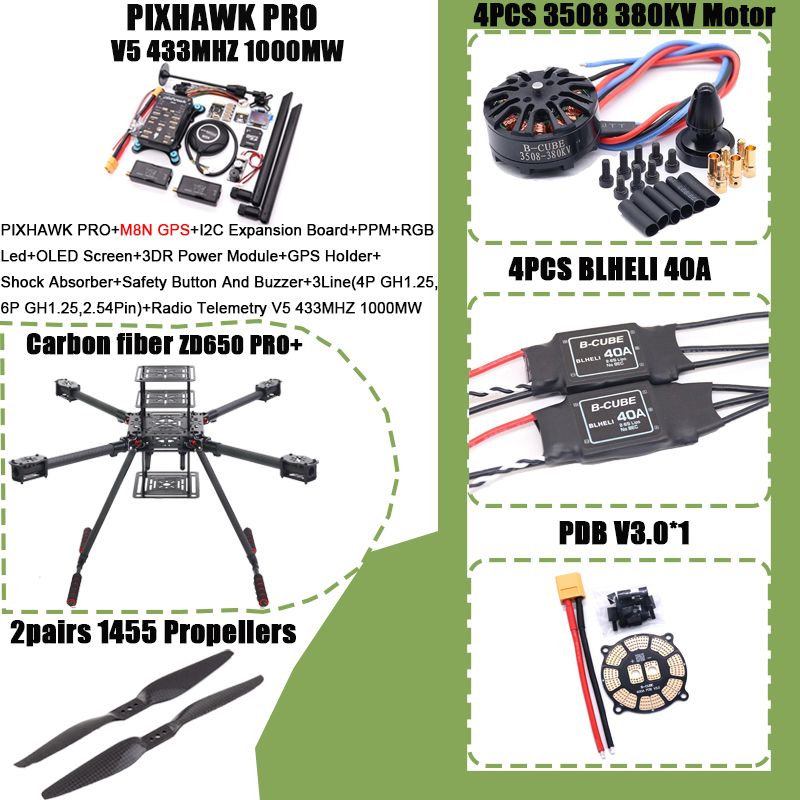 RCtoSky ZD650 PRO+ Quadcopter  - Rc Drift Chassis Carbon Fiber avaliação e preço