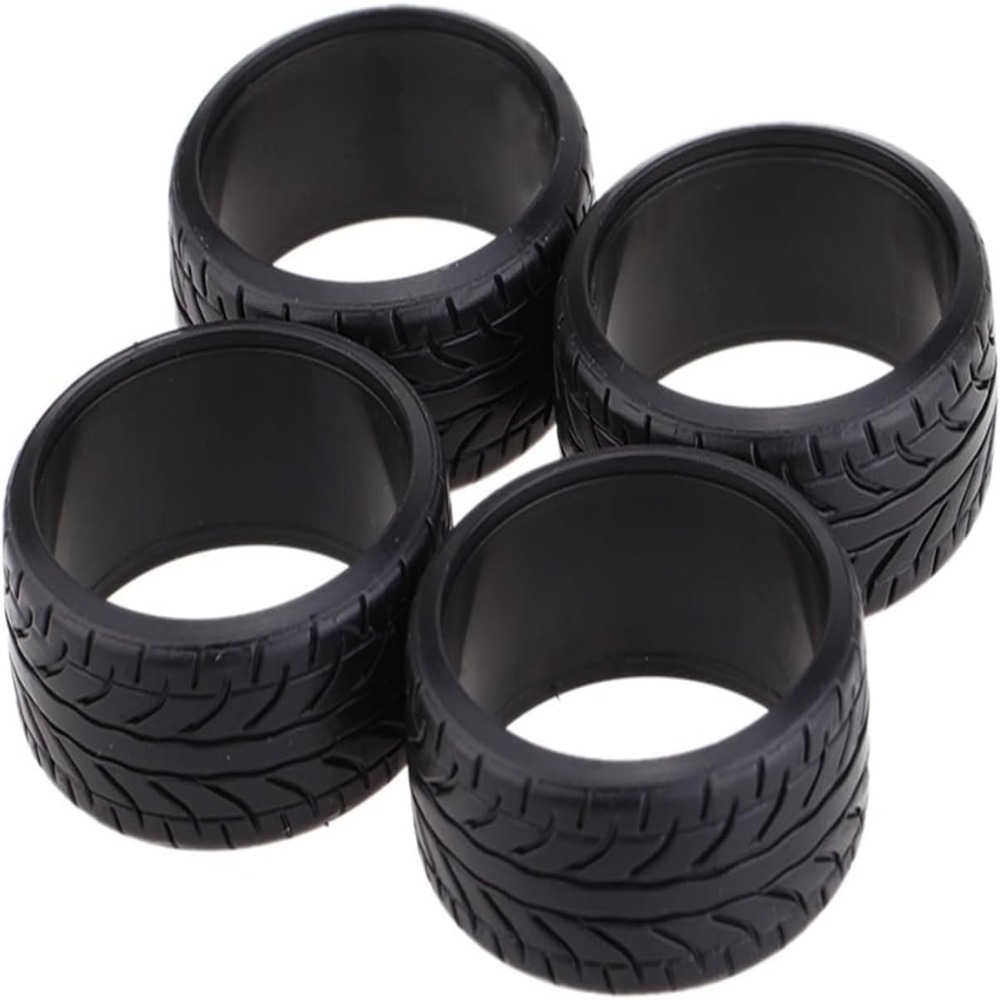4 Pçs Pneus de Carro RC Escala - Rc Drift Car Hard Plastic Tires 1/10 avaliação e preço