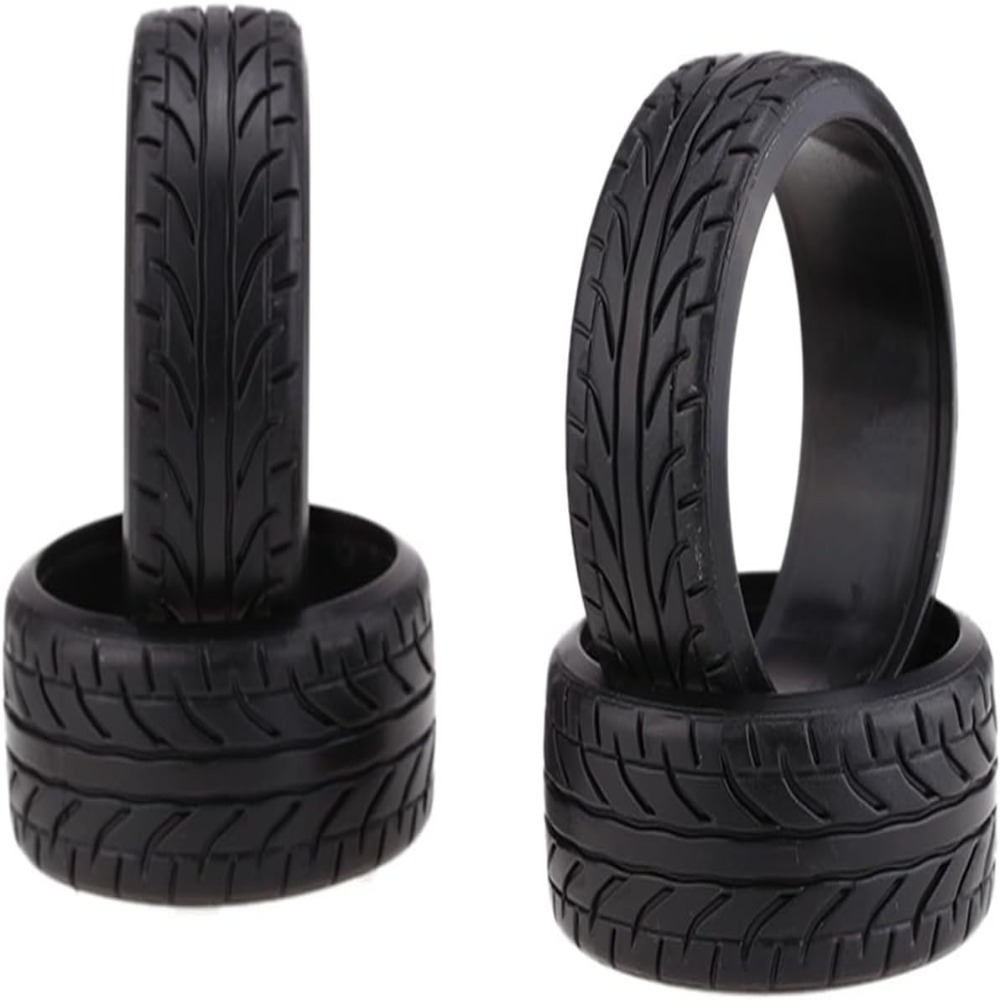 4 Pçs Pneus de Carro RC Escala - Rc Drift Car Hard Plastic Tires 1/10 avaliação e preço