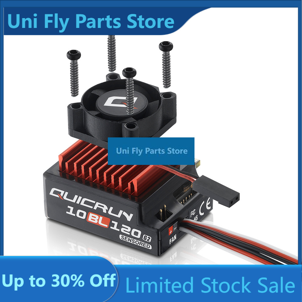 ESC UniFlyHobbywing QincRun 10 - Brushless Motor Sensored 10.5T 13.5T avaliação e preço