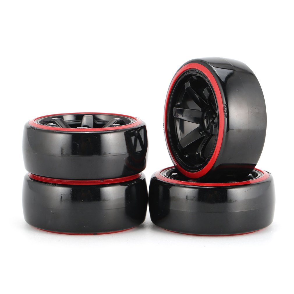 BOGIRC 4PCS Rodas de Plástico  - Rc Drift Car Hard Plastic Tires 1/10 avaliação e preço