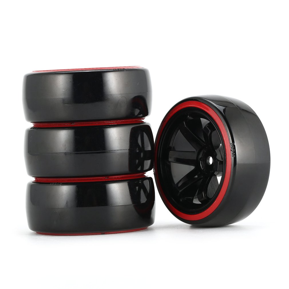 BOGIRC 4PCS Rodas de Plástico  - Rc Drift Car Hard Plastic Tires 1/10 avaliação e preço